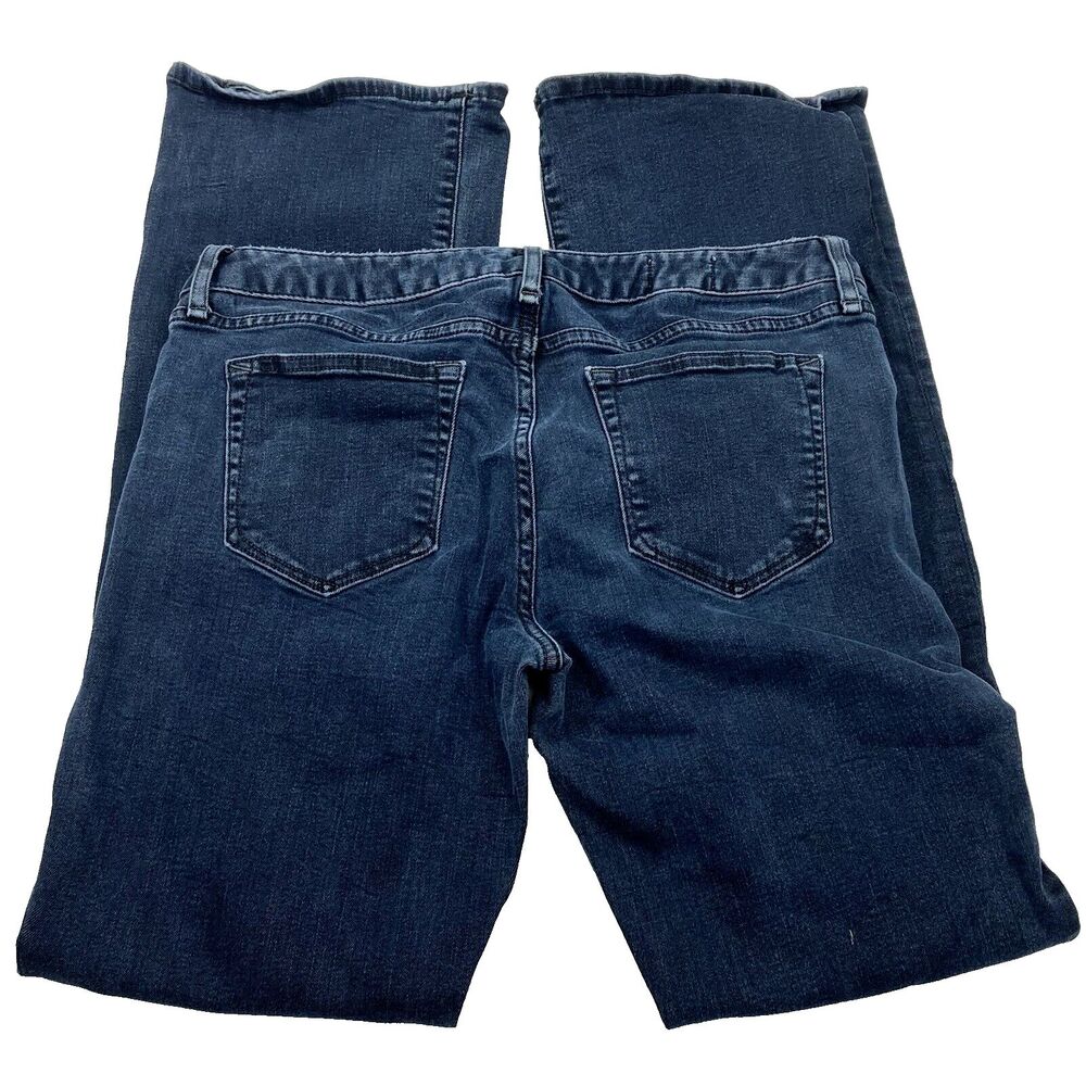 Gap 1969 Jeans Perfect Boot Indigo Blue Dark Mid 30 R 31 x 31 Womens Hippie Boho - Picture 5 of 14